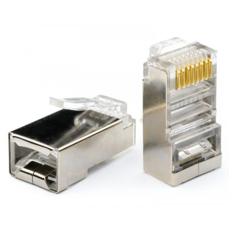 Коннектор RJ 45 FTP экранированный Коннектор RJ 45 FTP экранированный