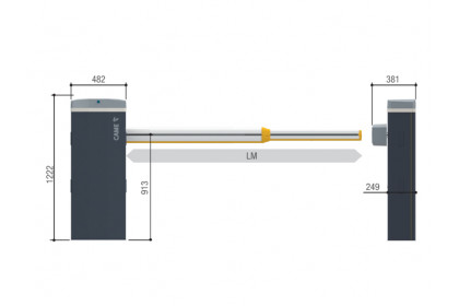 Комплект шлагбаума GARD GT 8 KIT-7,8